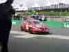 Leaving the garage at Brands